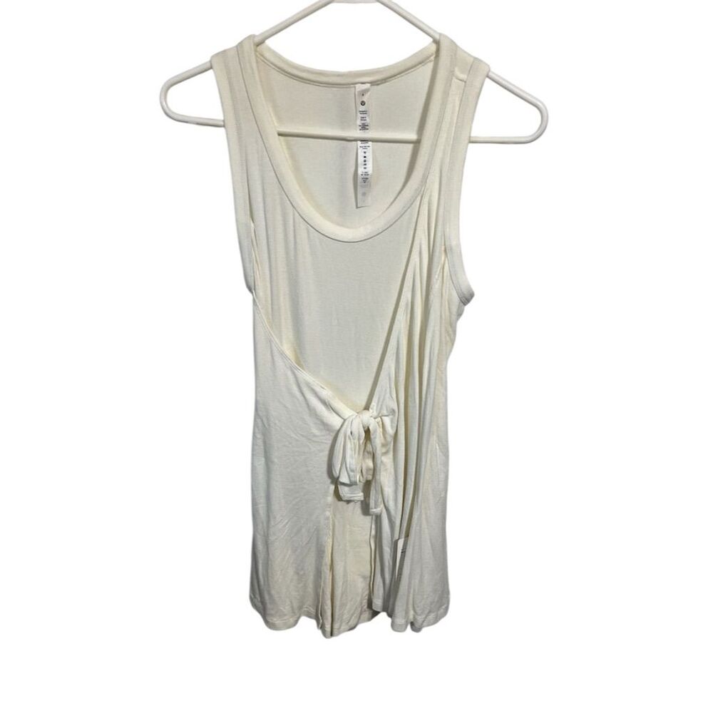 Lululemon Women's Ivory Romper Size 6 Casual One-Piece 4" Inseam